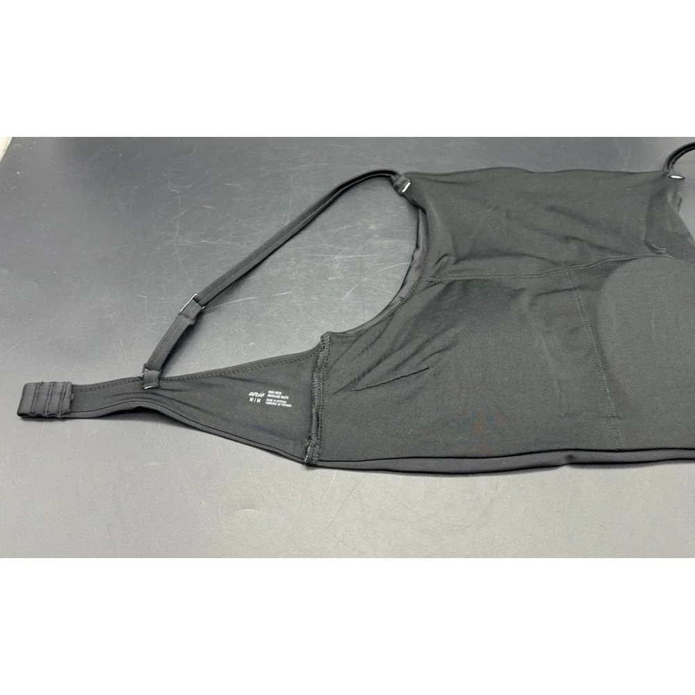 Aerie High Neck Bikini Top Black Womens Size M Adjustable Straps NWT - Picture 4 of 6